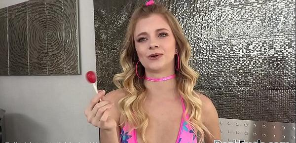  Petite teen Riley Star amazed by BBC size and fuck